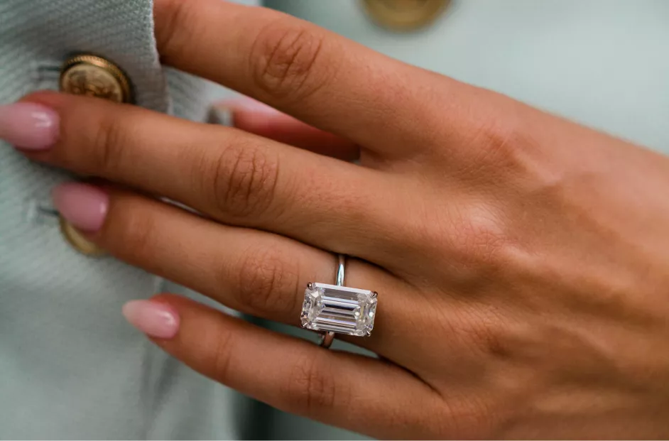 East west new arrivals gem co moissanite